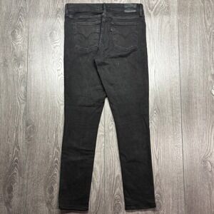 Levis Premium 311 Shaping Skinny Jeans Womens 30 Black Mid Rise Stretch Denim